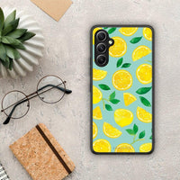 Thumbnail for Θήκη Samsung Galaxy A34 Lemons από τη Smartfits με σχέδιο στο πίσω μέρος και μαύρο περίβλημα | Samsung Galaxy A34 Lemons Case with Colorful Back and Black Bezels