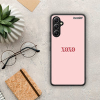 Thumbnail for Θήκη Samsung Galaxy A34 XOXO Love από τη Smartfits με σχέδιο στο πίσω μέρος και μαύρο περίβλημα | Samsung Galaxy A34 XOXO Love Case with Colorful Back and Black Bezels