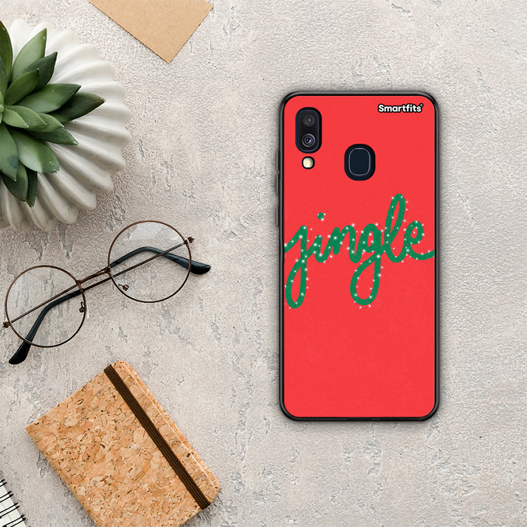 Jingle Xmas - Samsung Galaxy A40 θήκη