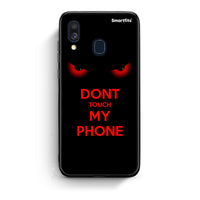 Thumbnail for Samsung A40 Touch My Phone Θήκη από τη Smartfits με σχέδιο στο πίσω μέρος και μαύρο περίβλημα | Smartphone case with colorful back and black bezels by Smartfits