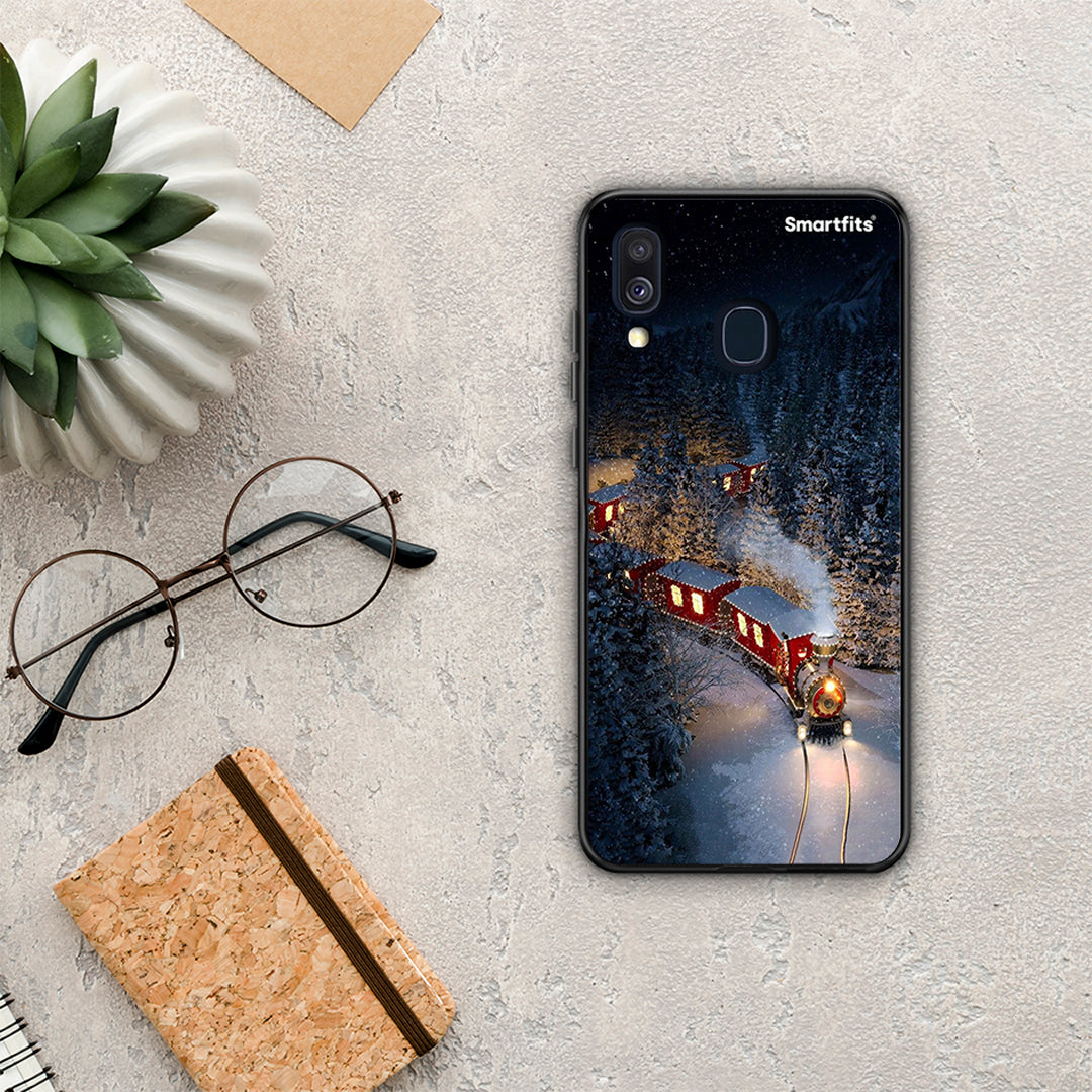 Xmas Train - Samsung Galaxy A40 θήκη