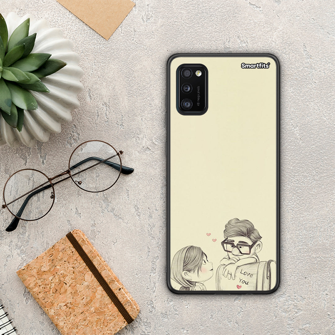Carl And Ellie - Samsung Galaxy A41 θήκη