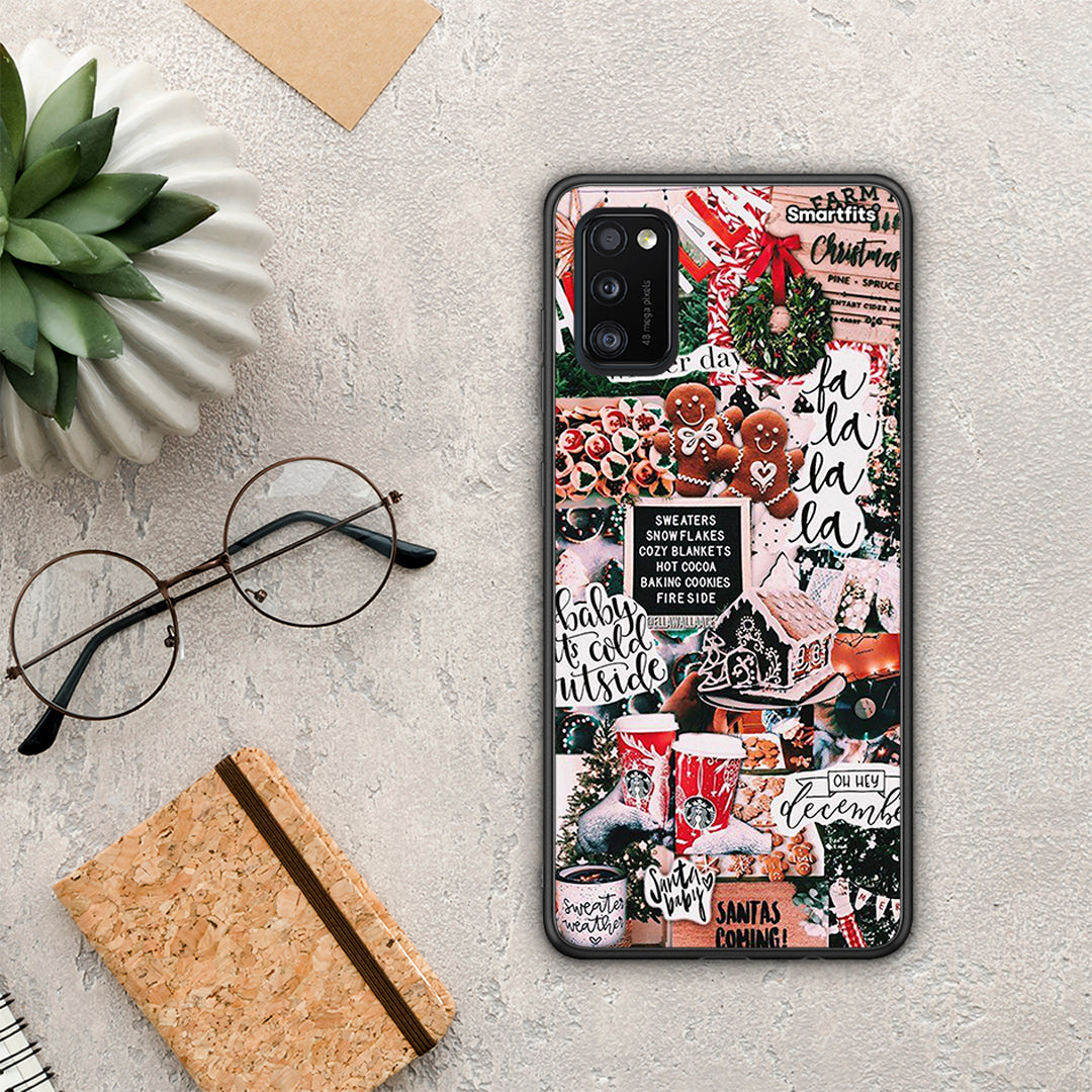 Xmas Habbits - Samsung Galaxy A41 θήκη