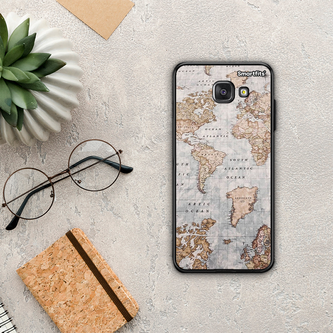 World Map - Samsung Galaxy A5 2017 θήκη