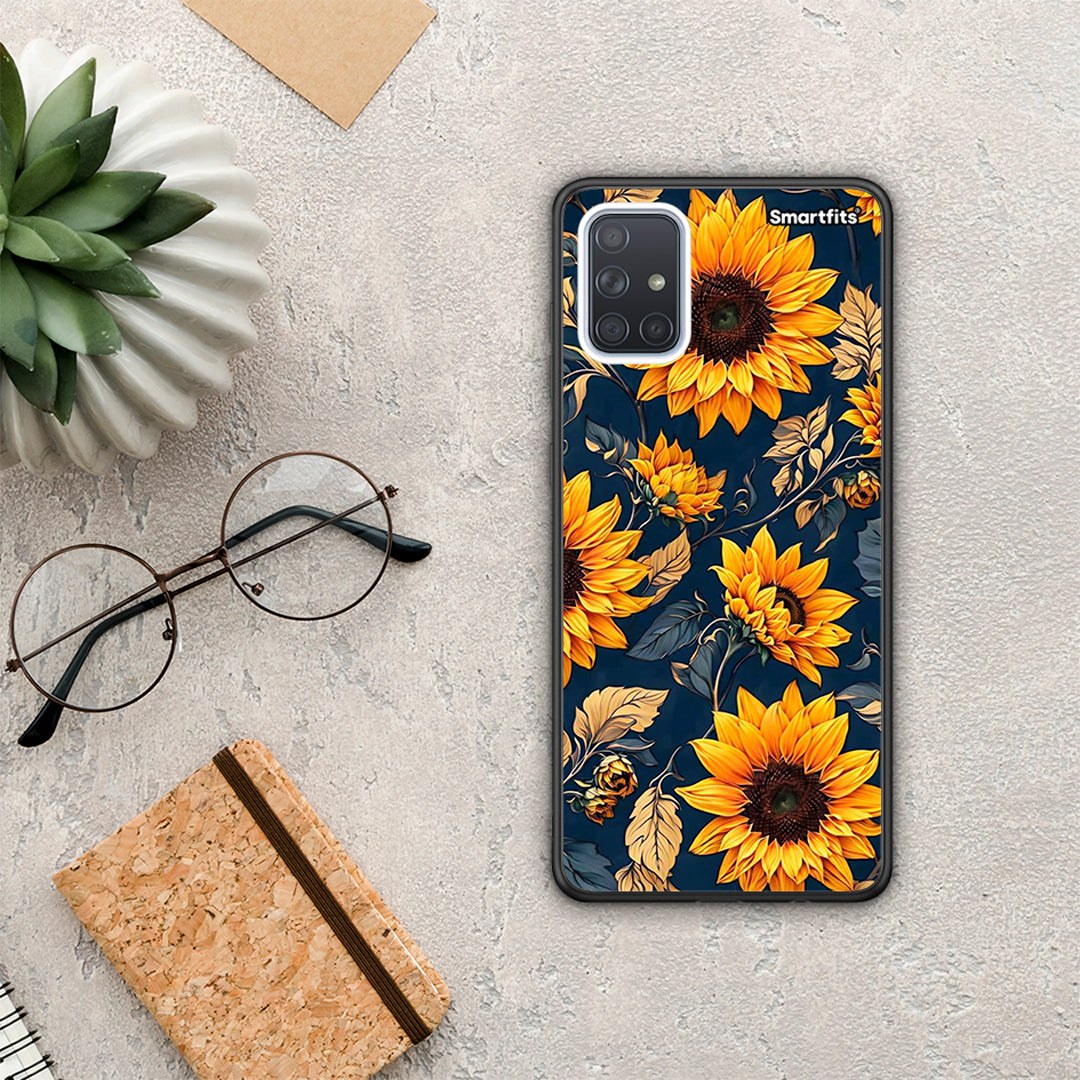 Autumn Sunflowers - Samsung Galaxy A51 θήκη