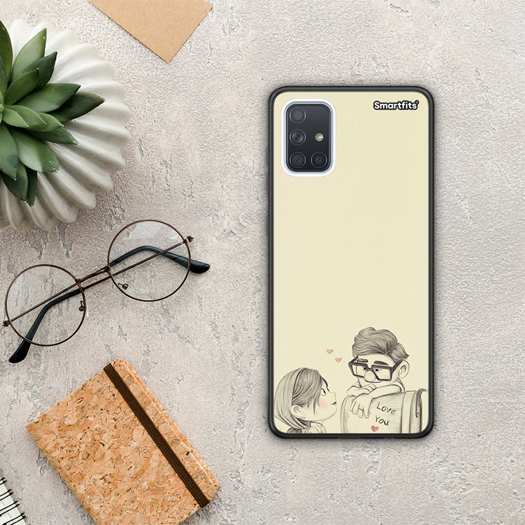 Carl And Ellie - Samsung Galaxy A51 θήκη