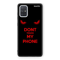 Thumbnail for Samsung A51 Touch My Phone Θήκη από τη Smartfits με σχέδιο στο πίσω μέρος και μαύρο περίβλημα | Smartphone case with colorful back and black bezels by Smartfits