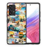Thumbnail for Θήκη Samsung A53 5G Live To Travel από τη Smartfits με σχέδιο στο πίσω μέρος και μαύρο περίβλημα | Samsung A53 5G Live To Travel case with colorful back and black bezels