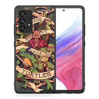 Thumbnail for Θήκη Samsung A53 5G Ninja Turtles από τη Smartfits με σχέδιο στο πίσω μέρος και μαύρο περίβλημα | Samsung A53 5G Ninja Turtles case with colorful back and black bezels