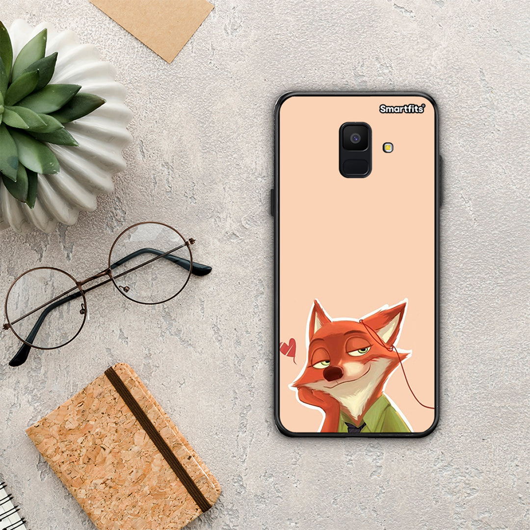 Nick Wilde And Judy Hopps Love 1 - Samsung Galaxy A6 2018 θήκη