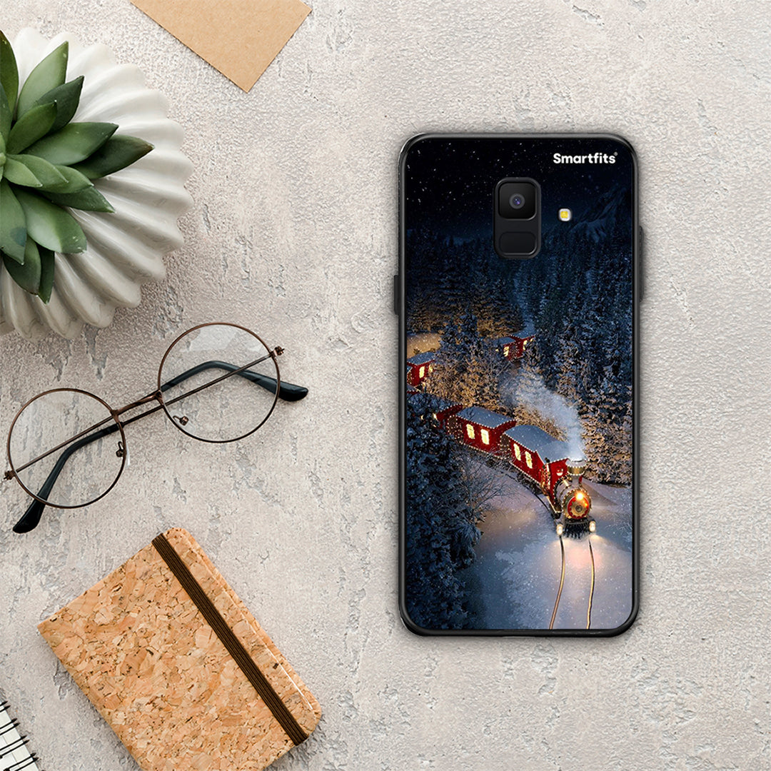 Xmas Train - Samsung Galaxy A6 2018 θήκη