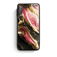 Thumbnail for samsung A7 Glamorous Pink Marble θήκη από τη Smartfits με σχέδιο στο πίσω μέρος και μαύρο περίβλημα | Smartphone case with colorful back and black bezels by Smartfits