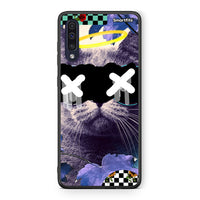 Thumbnail for Samsung A70 Cat Collage θήκη από τη Smartfits με σχέδιο στο πίσω μέρος και μαύρο περίβλημα | Smartphone case with colorful back and black bezels by Smartfits