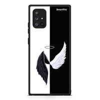 Thumbnail for Samsung Galaxy A71 5G Angels Demons θήκη από τη Smartfits με σχέδιο στο πίσω μέρος και μαύρο περίβλημα | Smartphone case with colorful back and black bezels by Smartfits