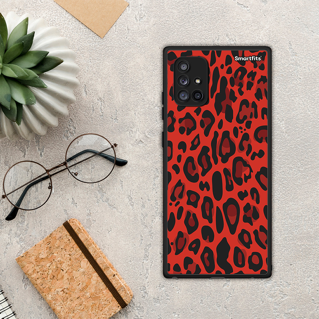 Animal Red Leopard - Samsung Galaxy A71 5G θήκη