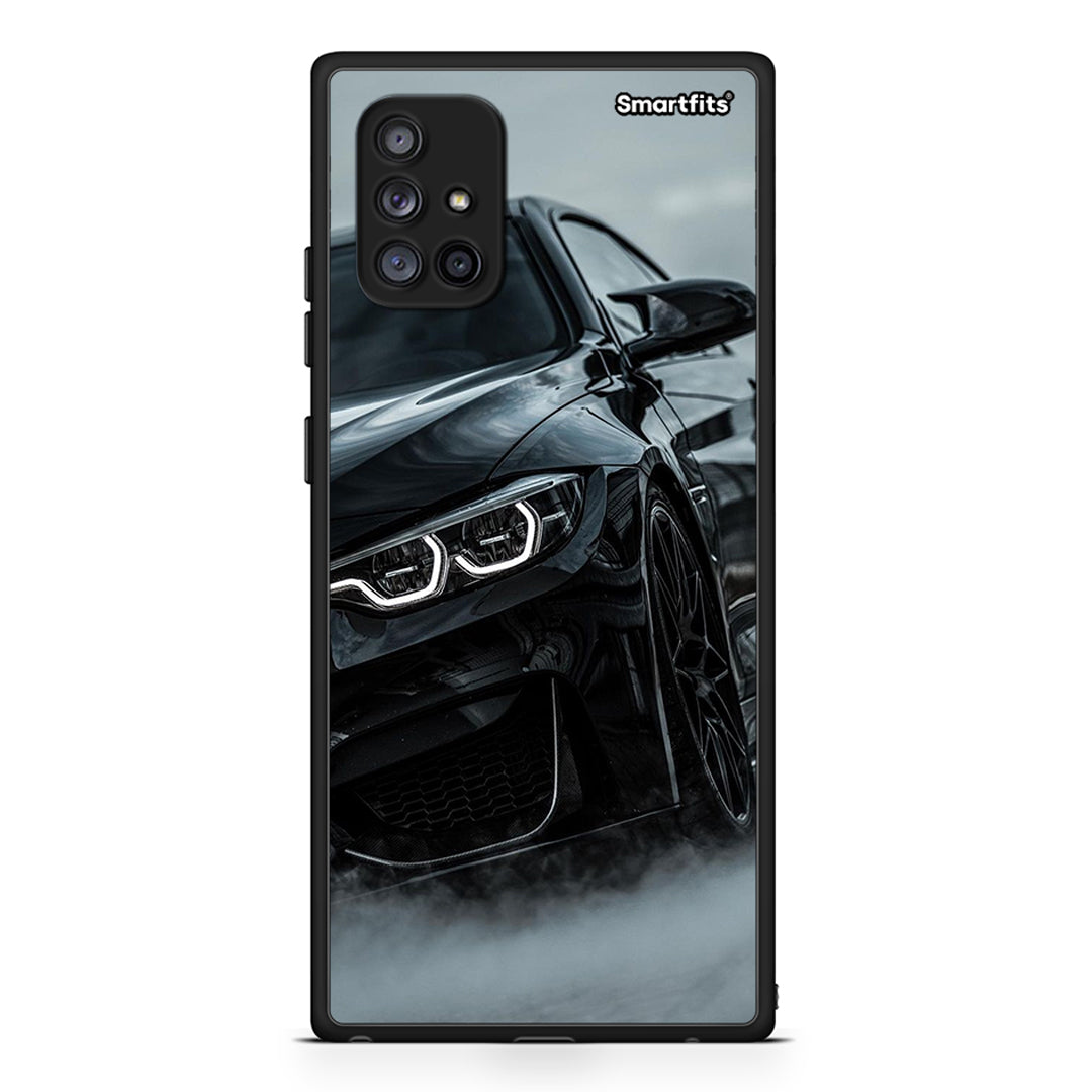 Samsung Galaxy A71 5G Black BMW θήκη από τη Smartfits με σχέδιο στο πίσω μέρος και μαύρο περίβλημα | Smartphone case with colorful back and black bezels by Smartfits