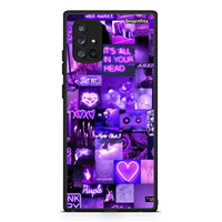 Thumbnail for Samsung Galaxy A71 5G Collage Stay Wild Θήκη Αγίου Βαλεντίνου από τη Smartfits με σχέδιο στο πίσω μέρος και μαύρο περίβλημα | Smartphone case with colorful back and black bezels by Smartfits