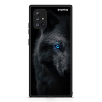 Thumbnail for Samsung Galaxy A71 5G Dark Wolf θήκη από τη Smartfits με σχέδιο στο πίσω μέρος και μαύρο περίβλημα | Smartphone case with colorful back and black bezels by Smartfits