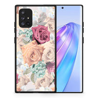 Thumbnail for Θήκη Samsung Galaxy A71 5G Bouquet Floral από τη Smartfits με σχέδιο στο πίσω μέρος και μαύρο περίβλημα | Samsung Galaxy A71 5G Bouquet Floral case with colorful back and black bezels