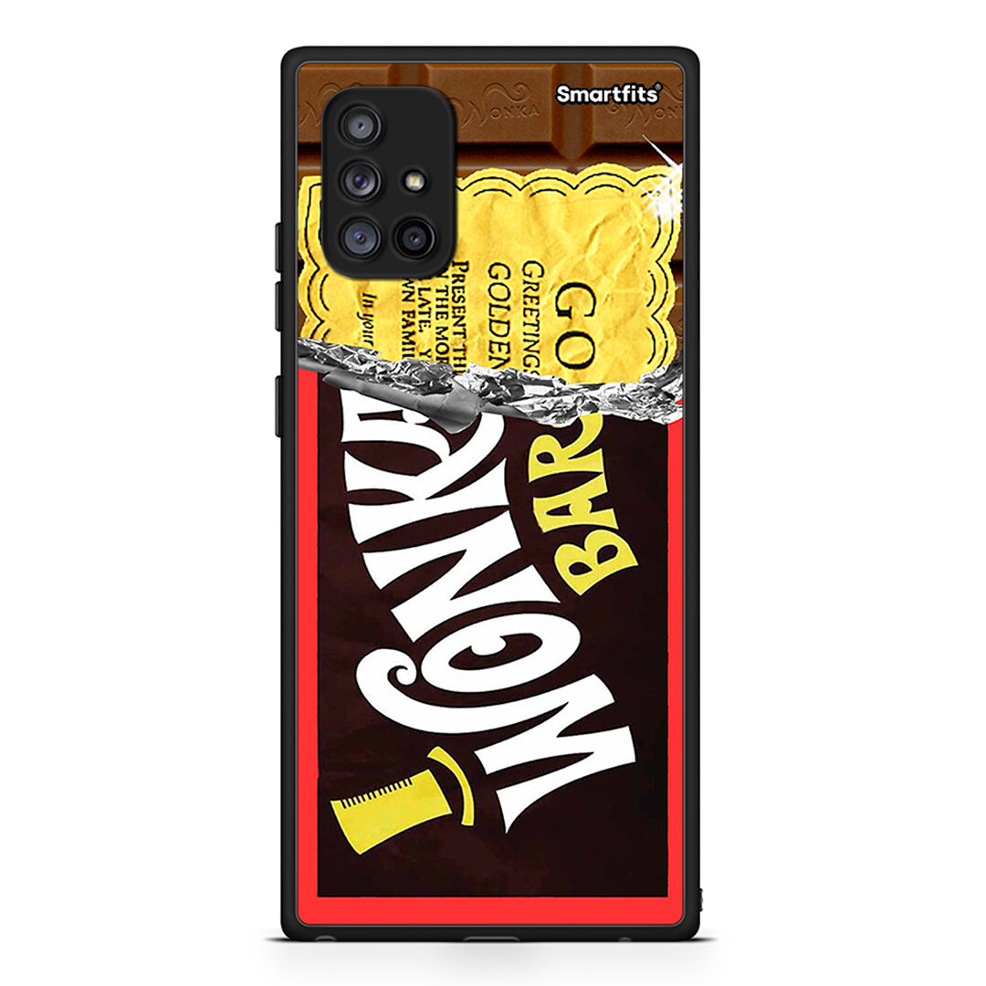 Samsung Galaxy A71 5G Golden Ticket θήκη από τη Smartfits με σχέδιο στο πίσω μέρος και μαύρο περίβλημα | Smartphone case with colorful back and black bezels by Smartfits