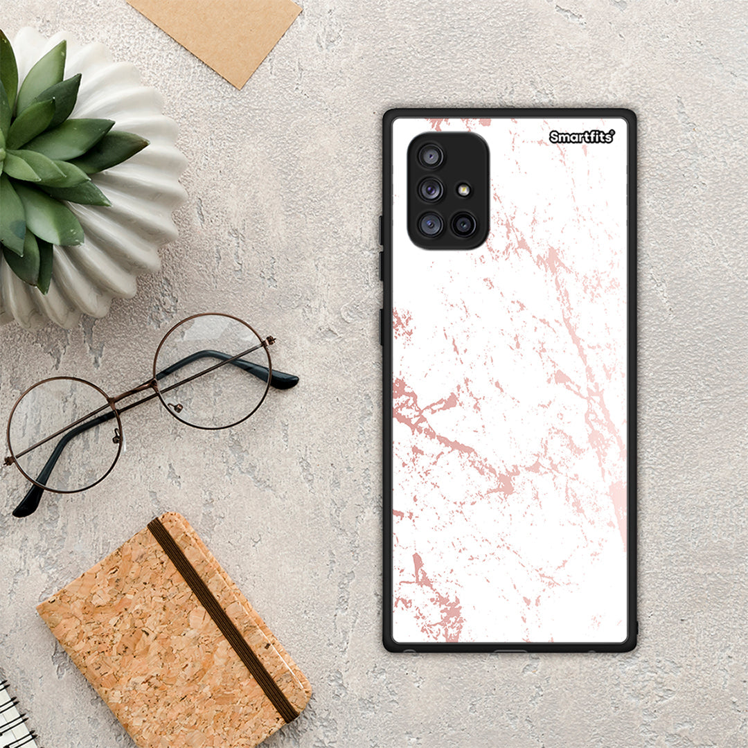 Marble Pink Splash - Samsung Galaxy A71 5G θήκη
