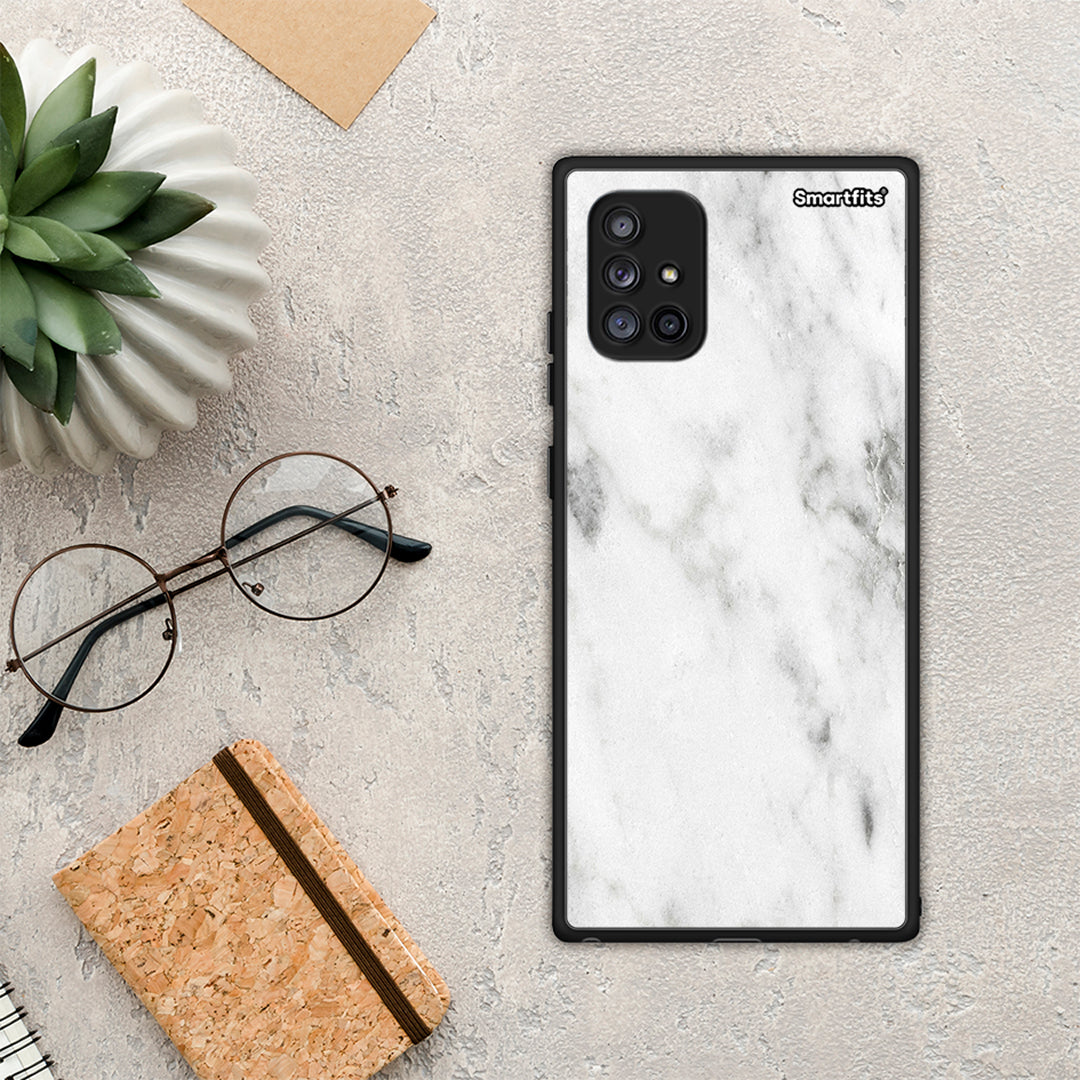 Marble White - Samsung Galaxy A71 5G θήκη