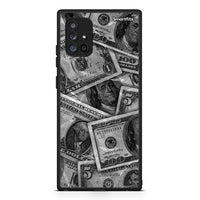 Thumbnail for Samsung Galaxy A71 5G Money Dollars θήκη από τη Smartfits με σχέδιο στο πίσω μέρος και μαύρο περίβλημα | Smartphone case with colorful back and black bezels by Smartfits