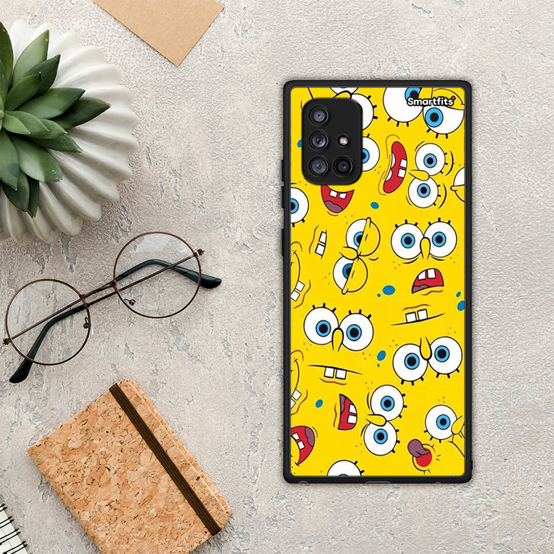 PopArt Sponge - Samsung Galaxy A71 5G θήκη