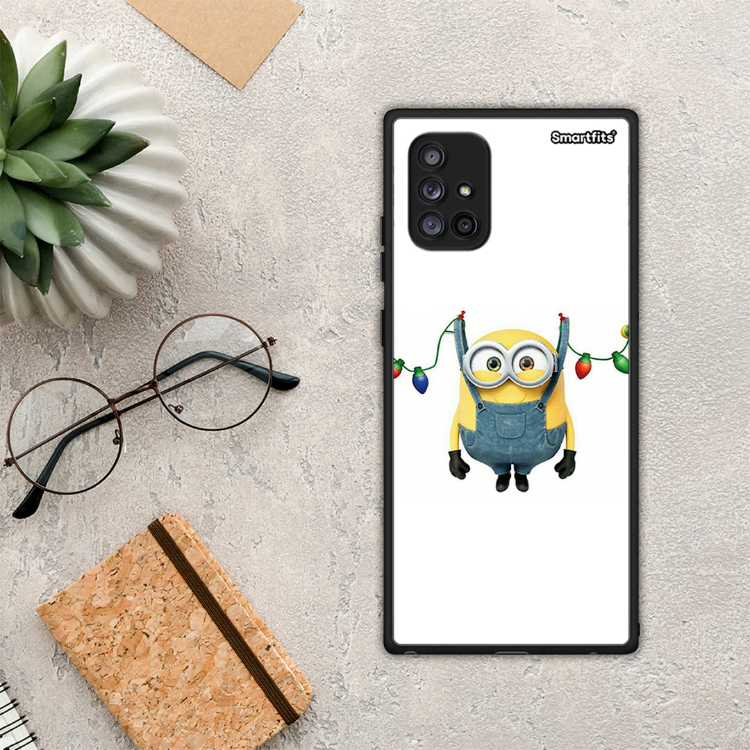 Xmas Minion Lights - Samsung Galaxy A71 5G θήκη