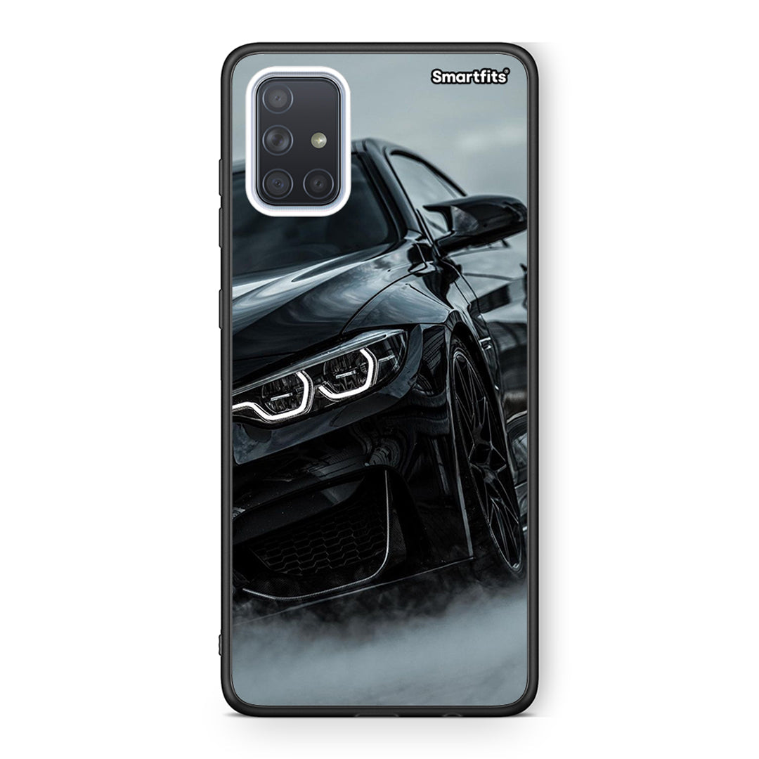 Samsung A51 Black BMW θήκη από τη Smartfits με σχέδιο στο πίσω μέρος και μαύρο περίβλημα | Smartphone case with colorful back and black bezels by Smartfits