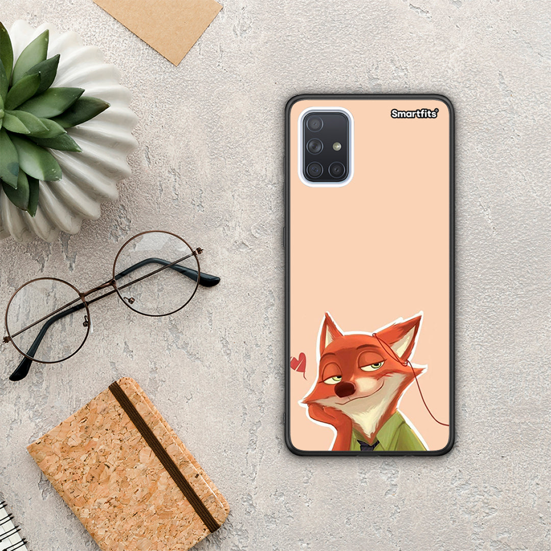 Nick Wilde And Judy Hopps Love 1 - Samsung Galaxy A71 θήκη