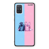 Thumbnail for Samsung A51 Stitch And Angel θήκη από τη Smartfits με σχέδιο στο πίσω μέρος και μαύρο περίβλημα | Smartphone case with colorful back and black bezels by Smartfits