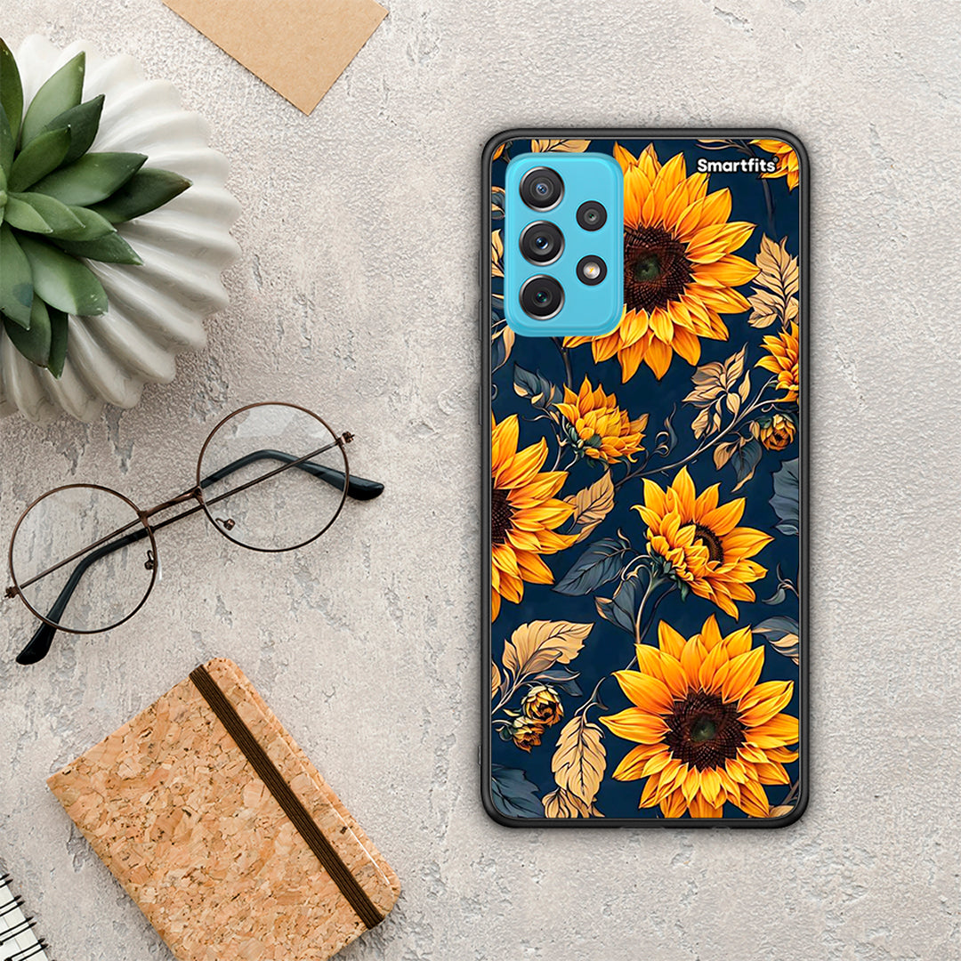 Autumn Sunflowers - Samsung Galaxy A72 θήκη