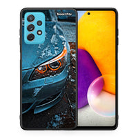 Thumbnail for Θήκη Samsung A72 Bmw E60 από τη Smartfits με σχέδιο στο πίσω μέρος και μαύρο περίβλημα | Samsung A72 Bmw E60 case with colorful back and black bezels