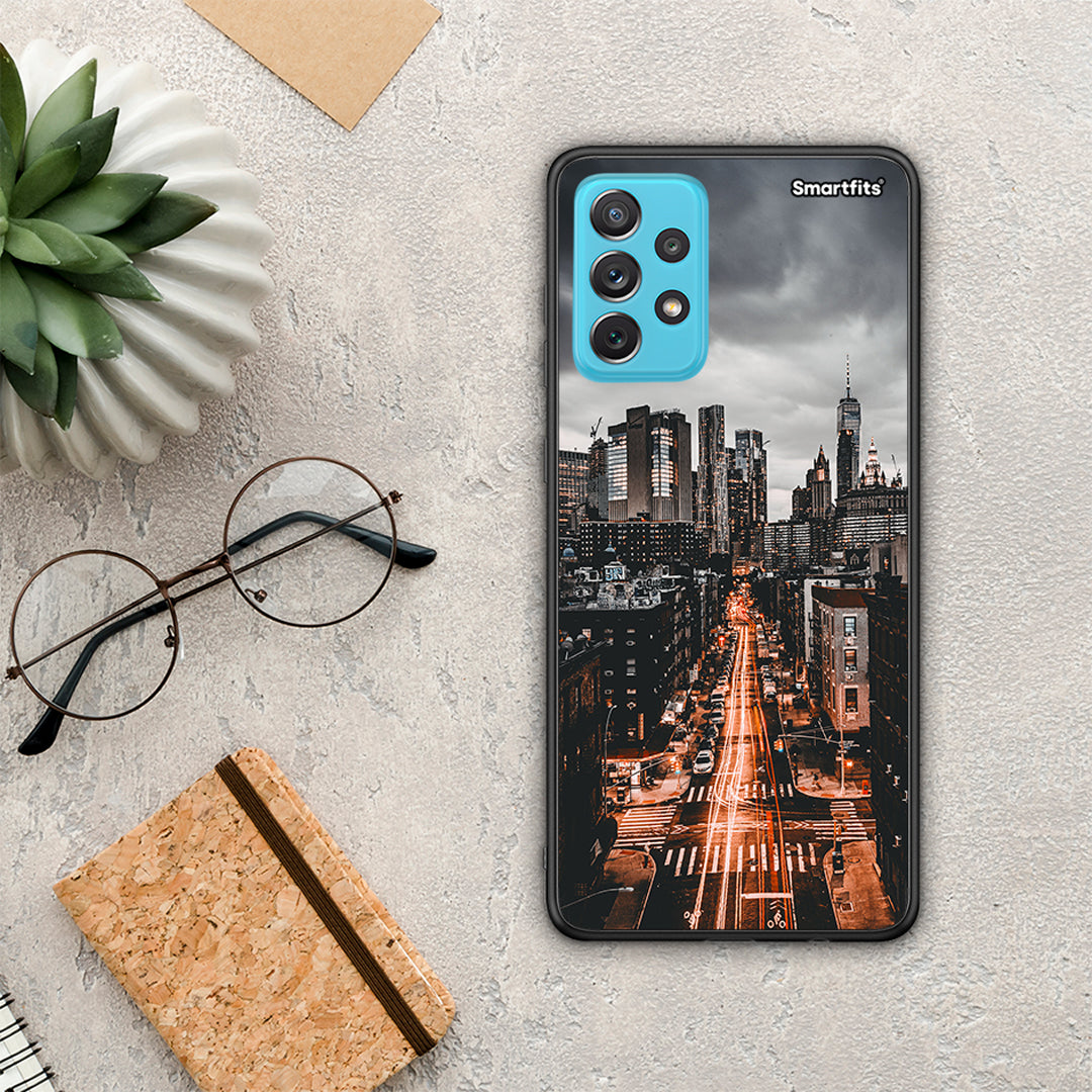 City Lights - Samsung Galaxy A72 θήκη