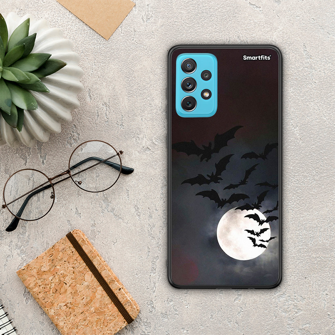 Halloween Bat Night - Samsung Galaxy A72 θήκη