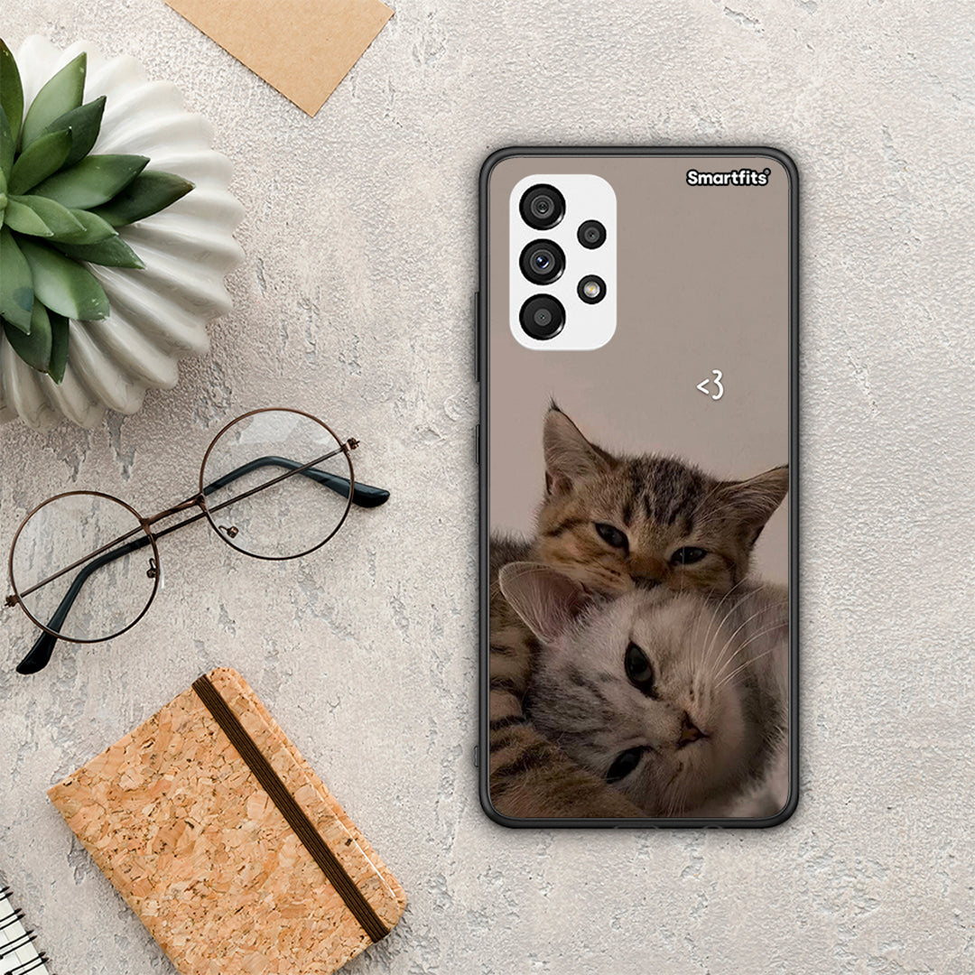 Cats In Love - Samsung Galaxy A73 5G θήκη