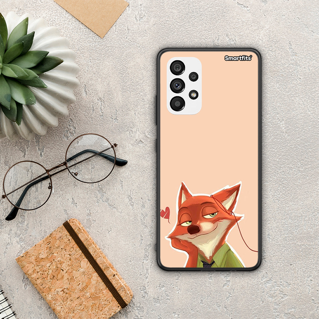Nick Wilde And Judy Hopps Love 1 - Samsung Galaxy A73 5G θήκη