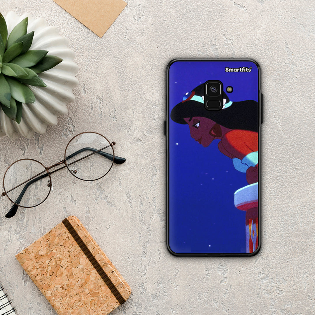 Alladin And Jasmine Love 2 - Samsung Galaxy A8 θήκη