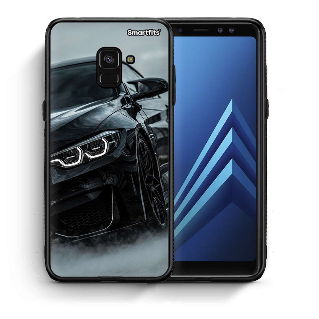 Θήκη Samsung A8 Black BMW από τη Smartfits με σχέδιο στο πίσω μέρος και μαύρο περίβλημα | Samsung A8 Black BMW case with colorful back and black bezels