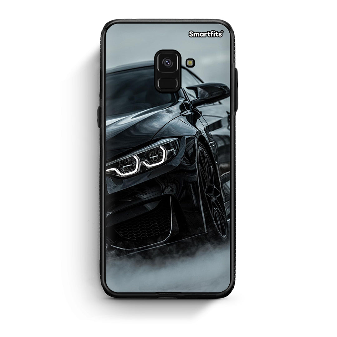 Samsung A8 Black BMW θήκη από τη Smartfits με σχέδιο στο πίσω μέρος και μαύρο περίβλημα | Smartphone case with colorful back and black bezels by Smartfits