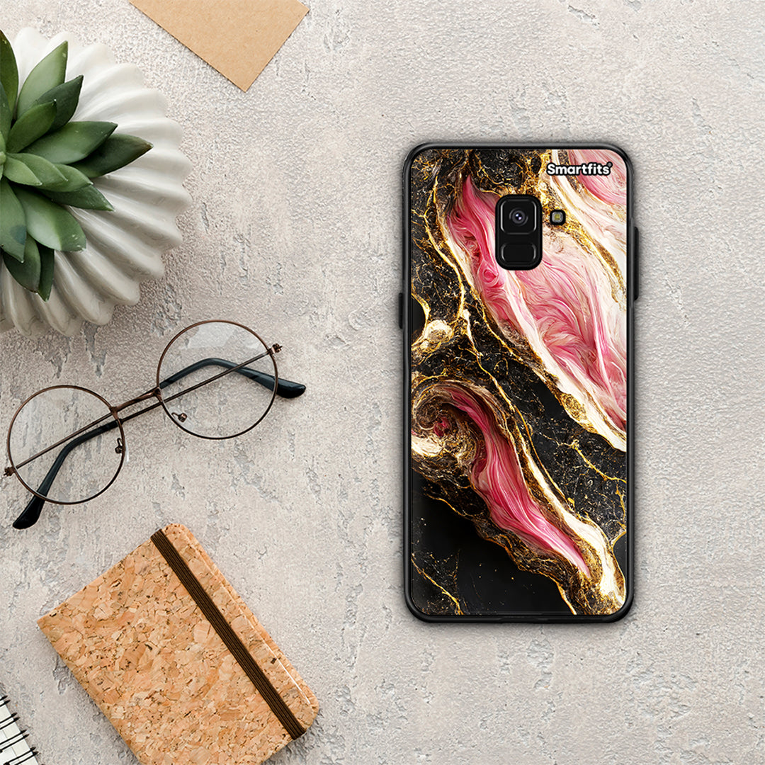 Glamorous Pink Marble - Samsung Galaxy A8 θήκη