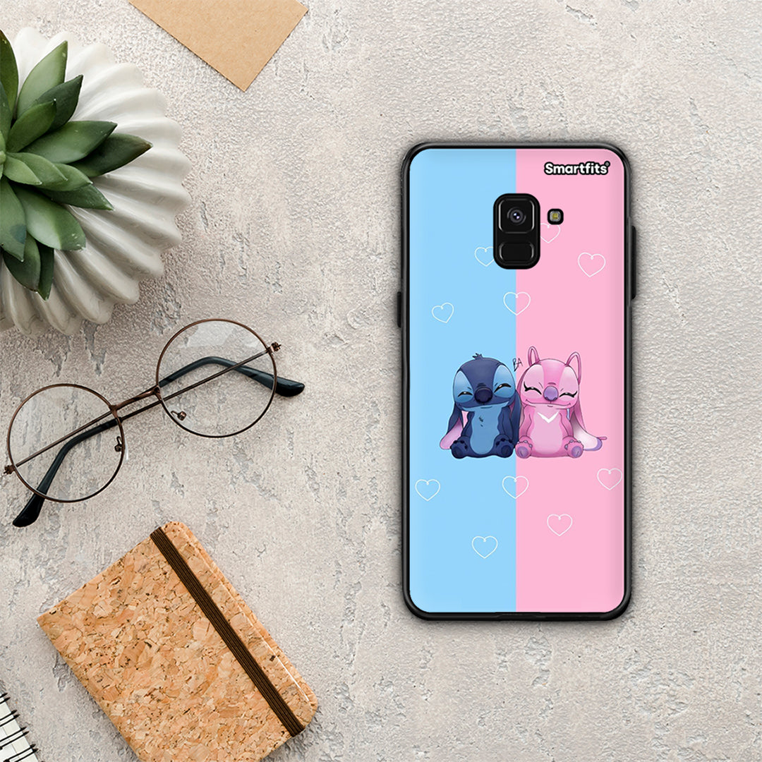 Stitch And Angel - Samsung Galaxy A8 θήκη