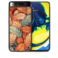 Thumbnail for Θήκη Samsung A80 Autumn Leaves από τη Smartfits με σχέδιο στο πίσω μέρος και μαύρο περίβλημα | Samsung A80 Autumn Leaves case with colorful back and black bezels