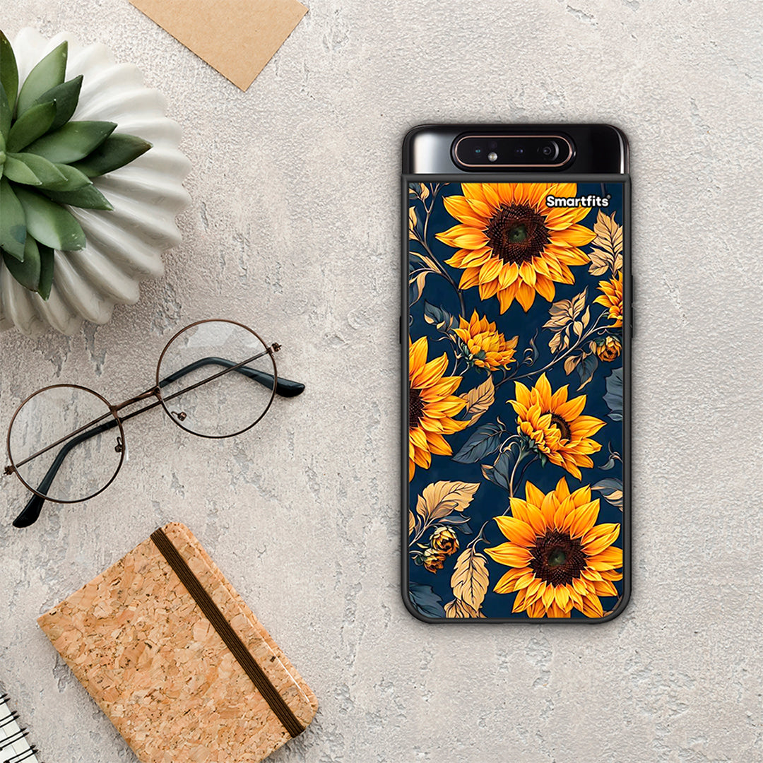Autumn Sunflowers - Samsung Galaxy A80 θήκη