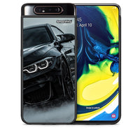 Thumbnail for Θήκη Samsung A80 Black BMW από τη Smartfits με σχέδιο στο πίσω μέρος και μαύρο περίβλημα | Samsung A80 Black BMW case with colorful back and black bezels