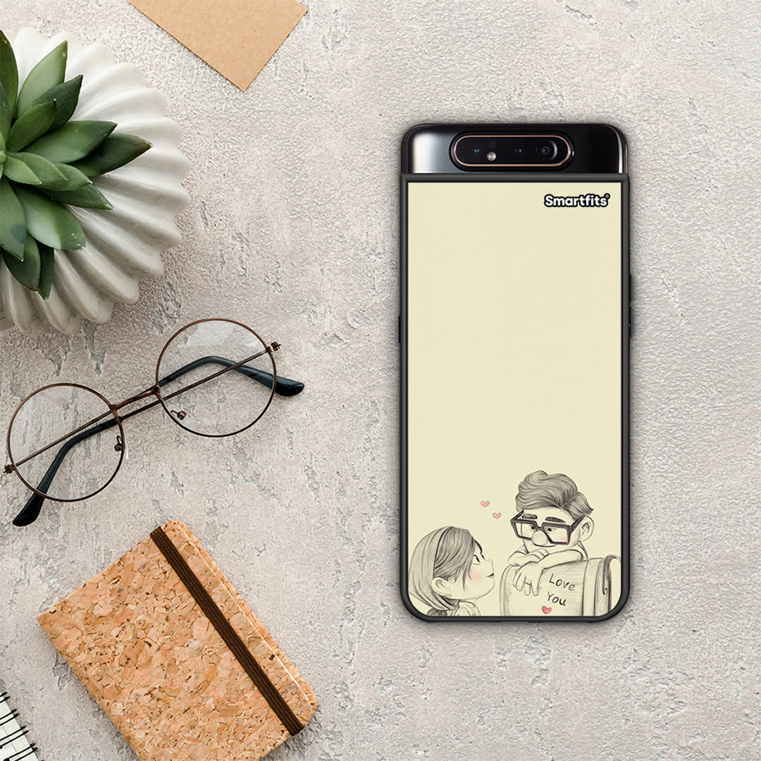 Carl And Ellie - Samsung Galaxy A80 θήκη