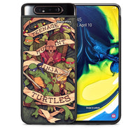 Thumbnail for Θήκη Samsung A80 Ninja Turtles από τη Smartfits με σχέδιο στο πίσω μέρος και μαύρο περίβλημα | Samsung A80 Ninja Turtles case with colorful back and black bezels