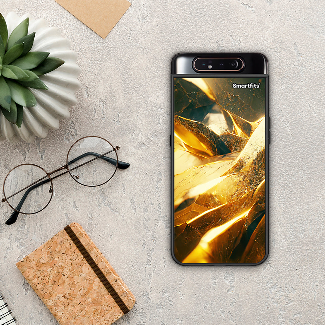 Real Gold - Samsung Galaxy A80 θήκη