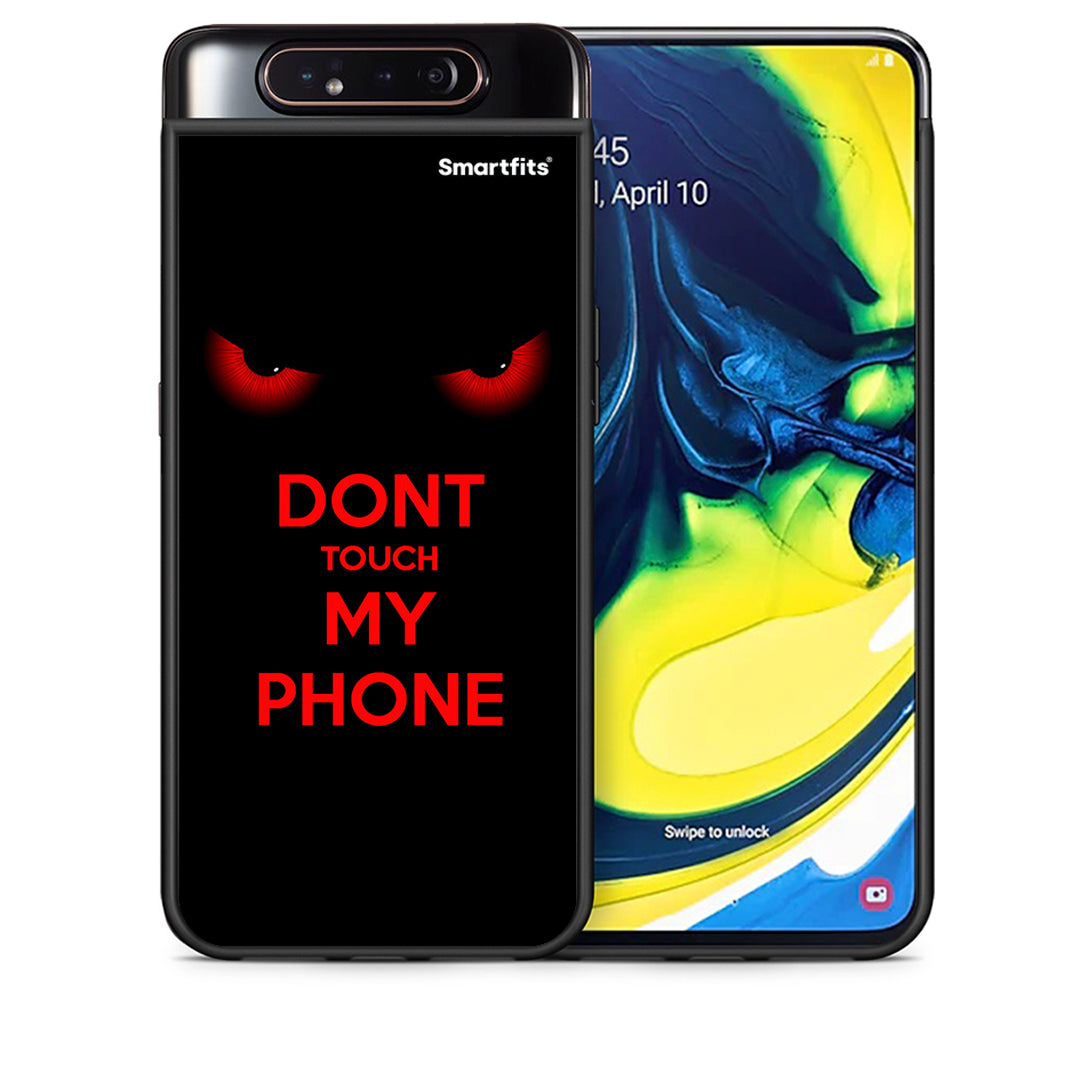 Θήκη Samsung A80 Touch My Phone από τη Smartfits με σχέδιο στο πίσω μέρος και μαύρο περίβλημα | Samsung A80 Touch My Phone case with colorful back and black bezels